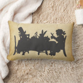 不思議の国のお茶会のクッションのヴィンテージアリス ランバークッション (ブランケット)