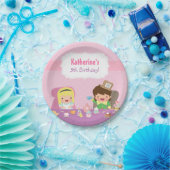 不思議の国のお茶会の誕生日の供給のアリス ペーパープレート (パーティー)