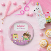 不思議の国のお茶会の誕生日の供給のアリス ペーパープレート (パーティー)