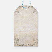 不思議の国のつる植物のアリスは私をギフトのラベル飲みます ギフトタグ (裏面)