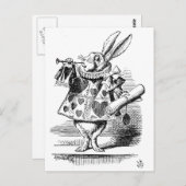 不思議の国のはがきに登場するオニエルのアリス ポストカード (正面/裏面)