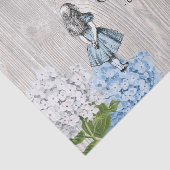 不思議の国のより好奇心が強い花のティッシュペーパーのアリス 薄葉紙 (詳細)