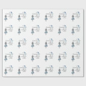 不思議の国のより好奇心が強い蝶包むことのアリス ラッピングペーパー (フラット)