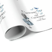 不思議の国のより好奇心が強い蝶包むことのアリス ラッピングペーパー (ロールコーナー)