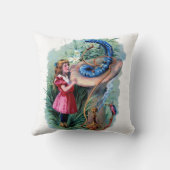 不思議の国のアメリカ人のMoJoの枕のアリス クッション (裏面)