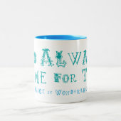 不思議の国のアリスいつもティームスの時間 ツートーンマグカップ (中央)