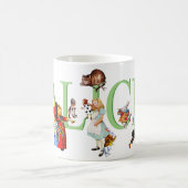 不思議の国のアリスおよび友人 コーヒーマグカップ (中央)