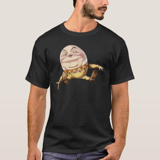 不思議の国のアリスからのHumpty Dumpty Tシャツ (正面)