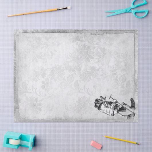 不思議の国のアリスから生まれたカエル 薄葉紙 (クラフト)