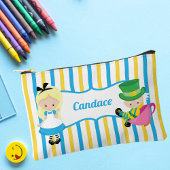 不思議の国のアリスかわいいパーソナライズされた女の子 アクセサリーポーチ