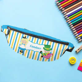 不思議の国のアリスかわいいパーソナライズされた女の子 ファニーパック