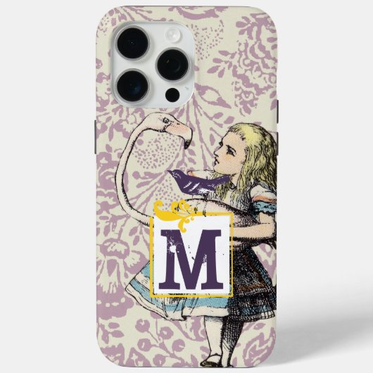 不思議の国のアリスかわいいフラミンゴ Case-Mate iPhoneケース (裏面)