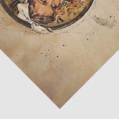 不思議の国のアリスがキノコに座って 薄葉紙 (詳細)