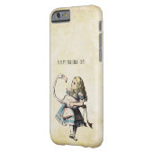 不思議の国のアリスがフラミンゴを抱いて Case-Mate iPhoneケース (裏面左)