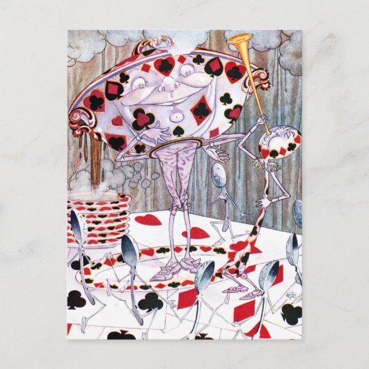 不思議の国のアリスが作ったスープ ポストカード (正面)