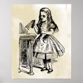 不思議の国のアリスが飲む ポスター (正面)