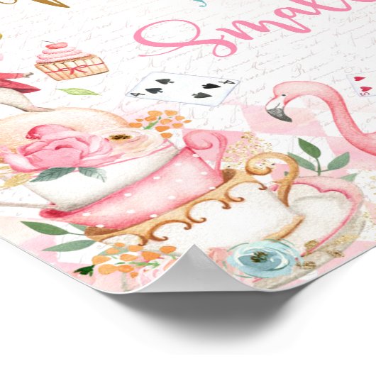 不思議の国のアリスこれがあなたを小さくさせる ポスター (角)