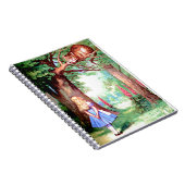 不思議の国のアリスそしてチェシャー猫 ノートブック (右側)