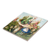 不思議の国のアリスそして幼虫 タイル (側面)