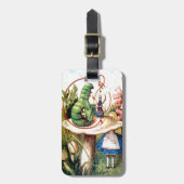 不思議の国のアリスそして幼虫 ラゲッジタグ (正面縦)