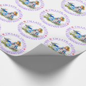 不思議の国のアリスそして幼虫 ラッピングペーパー (角)