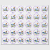 不思議の国のアリスそして幼虫 ラッピングペーパー (フラット)