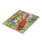 不思議の国のアリスそして赤い女王 タイル (側面)