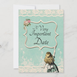 不思議の国のアリスとっても重要な日結婚付 セーブザデート