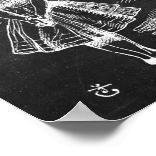 不思議の国のアリスとアリスを一緒にチェシャ猫 ポスター (角)