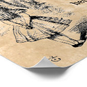 不思議の国のアリスとアリスを一緒にチェシャ猫 ポスター (角)