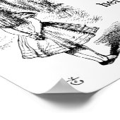 不思議の国のアリスとアリスを一緒にチェシャ猫 ポスター (角)