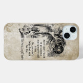 不思議の国のアリスとアリスを一緒にチェシャ猫 Case-Mate iPhoneケース (裏面 (横))