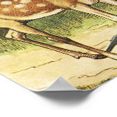 不思議の国のアリスとシカ ポスター (角)