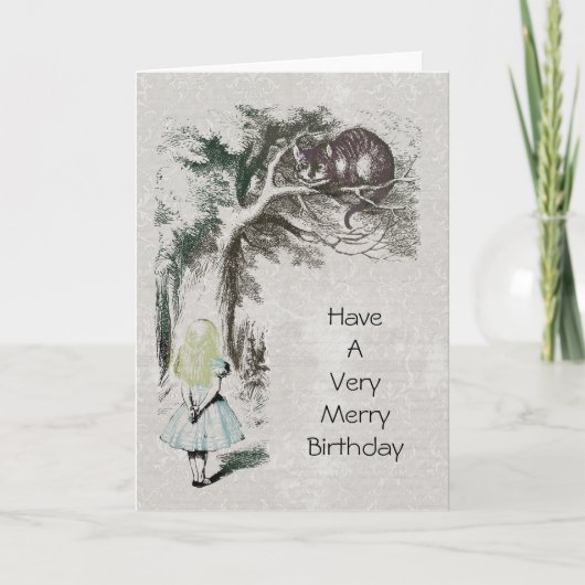 不思議の国のアリスとチェシャーキャット シーズンカード (正面)