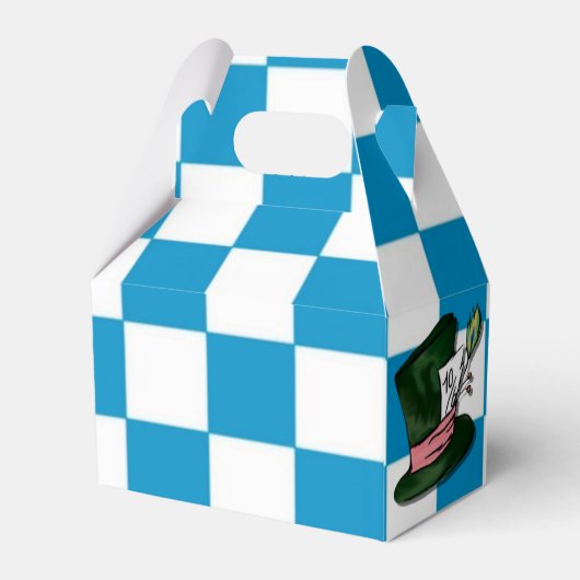 不思議の国のアリスとチェシャ猫の赤ちゃんシャワー フェイバーボックス (裏面サイド)