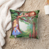 不思議の国のアリスとチェシャ猫 クッション (ブランケット)