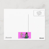 不思議の国のアリスとチェシャ猫 ポストカード (裏面)