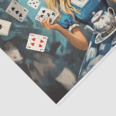 不思議の国のアリスとトランプとティーポット 薄葉紙 (詳細)