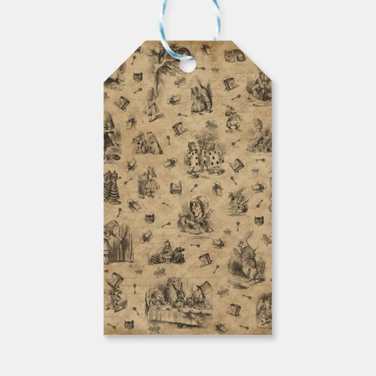 不思議の国のアリスとハートの女王 ギフトタグ (裏面)