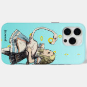 不思議の国のアリスとフラミンゴ Case-Mate iPhoneケース (裏面 (横))