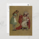 不思議の国のアリスと公爵夫人とぶた ポストカード (正面/裏面)