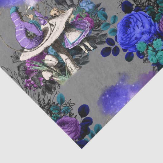 不思議の国のアリスと毛虫の切り離 薄葉紙 (詳細)