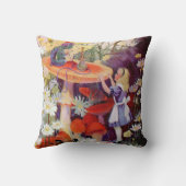 不思議の国のアリスと毛虫 クッション (裏面)