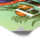 不思議の国のアリスと毛虫 ポスター (角)