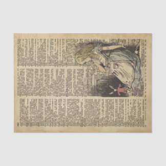 不思議の国のアリスと白うさぎ 薄葉紙