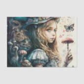 不思議の国のアリスと魔法キノコ 薄葉紙 (正面)