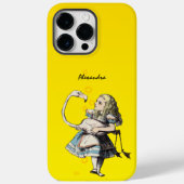 不思議の国のアリスと黄色いフラミンゴ Case-Mate iPhoneケース (裏面)