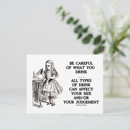 不思議の国のアリスに気をつけろ　飲むものに気をつけろ（アリス） (スタンド正面)