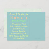 不思議の国のアリスのうさぎ~はがき ポストカード (正面/裏面)