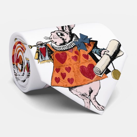 不思議の国のアリスのうさぎ ネクタイ (ロール)